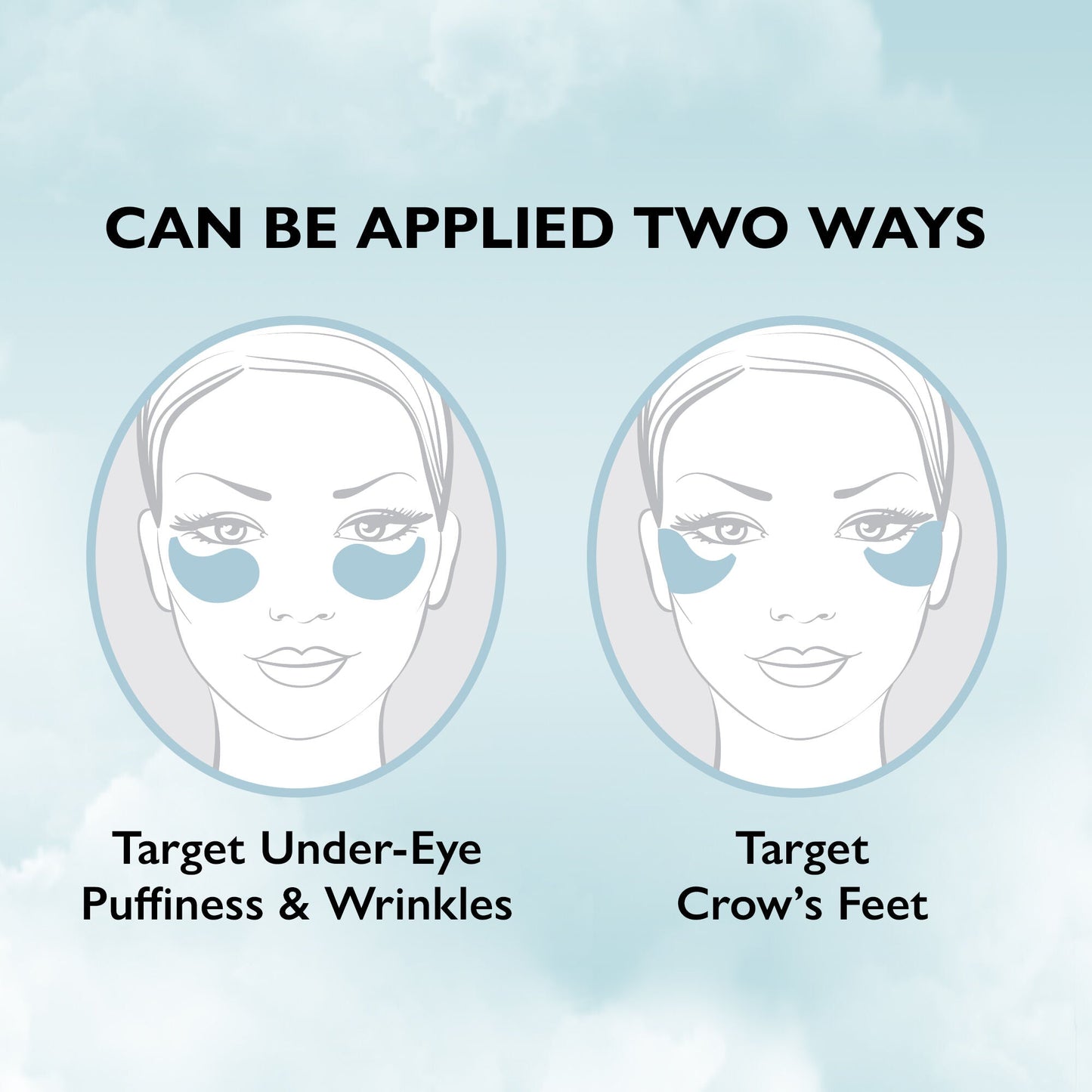 Water Drench Hyaluronic Cloud Hydra-Gel Eye Patches|30 pairs / 60 patches